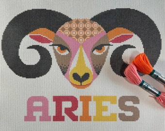 Aries needlepoint kit