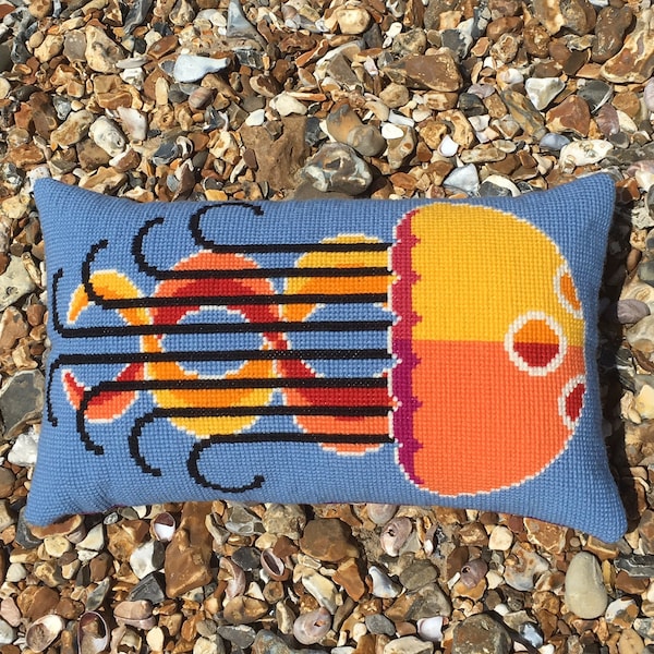 Rebecca the Jellyfish cross stitch kit