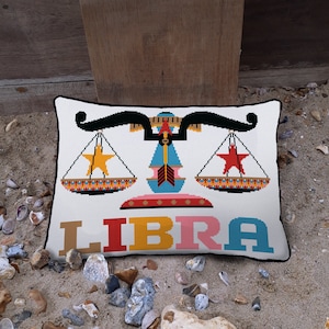 Libra cross stitch kit - large