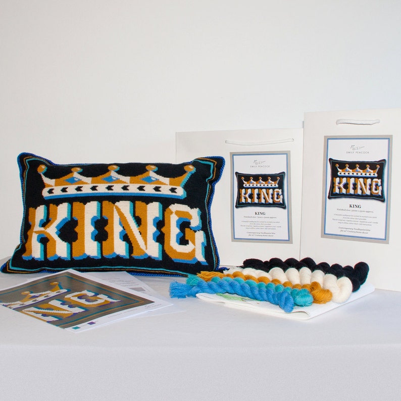 King Cross Stitch kit large Etsy