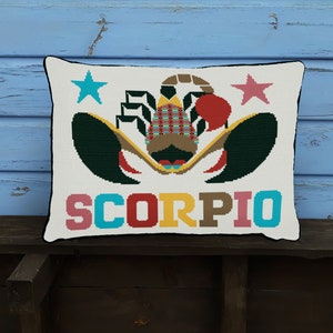 Scorpio cross stitch kit - small