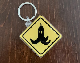 Watch for Bananas! 2"x2" Keychain