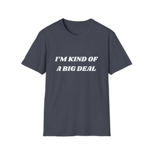 I&#39;m Kind of a Big Deal T-Shirt, Funny Shirt, Sarcastic Shirt, Gym Shirt, Humorous Shirt, Gift for Him, Gift for Her, Gift for Boss