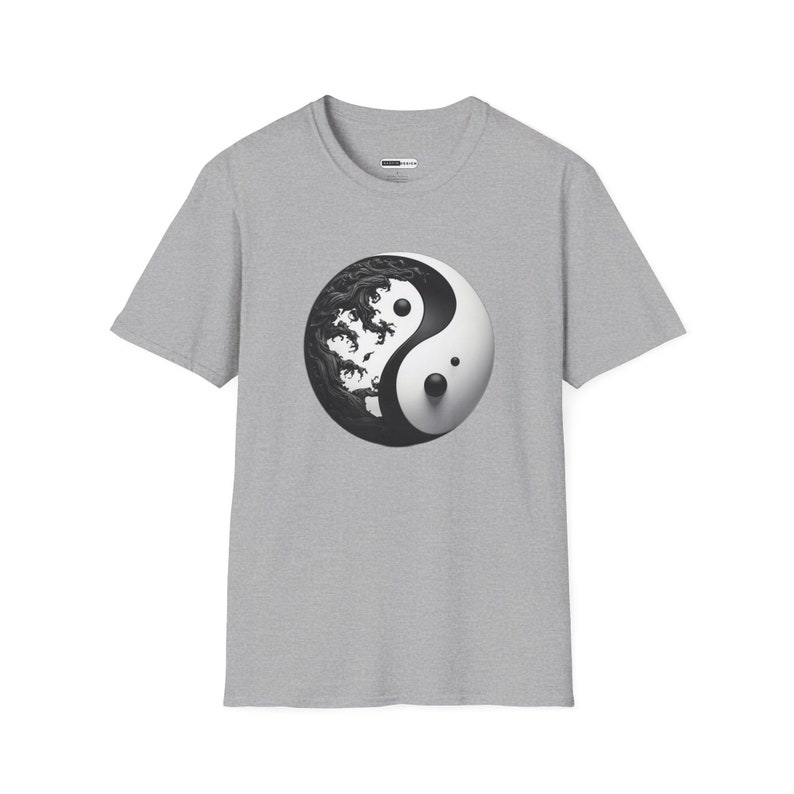 Cotton Relax Fit Casuals Yin Yang Shirt main image 1