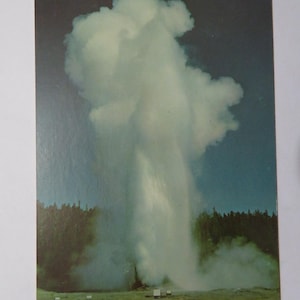 Wyoming: Yellowstone National Park Giant Geyser Basin Vintage Postcard