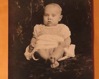 RPPC 1930s Baby/Child Vintage Postcard