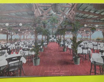 Pennsylvania Philadelphia "Bingham Roof Garden" Vintage Postcard/Travel Souvenir