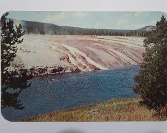 Vintage Yellowstone Park Postcard, Midway Geyser Basin