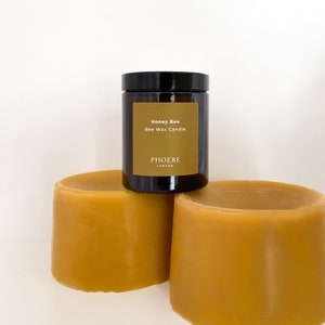 Beeswax Candle | 100% Natural | Handmade | Gifts | Unscented |Bee Wax Candles
