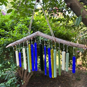Assorted Fused Glass Windchimes