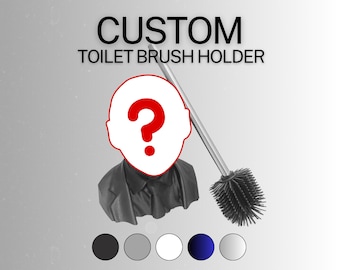 Personalisiertes Gesicht Toilettenbürstenhalter - Lustiges Gag-Geschenk