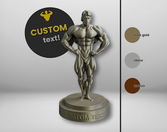 Arnold Schwarzenegger Bodybuilder Statue: Gym Decor & Fitness Geschenk
