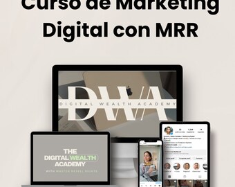 Corso di marketing digitale con MRR / Master Resell Rights / DWA Digital Wealth Academy / SPAGNOLO