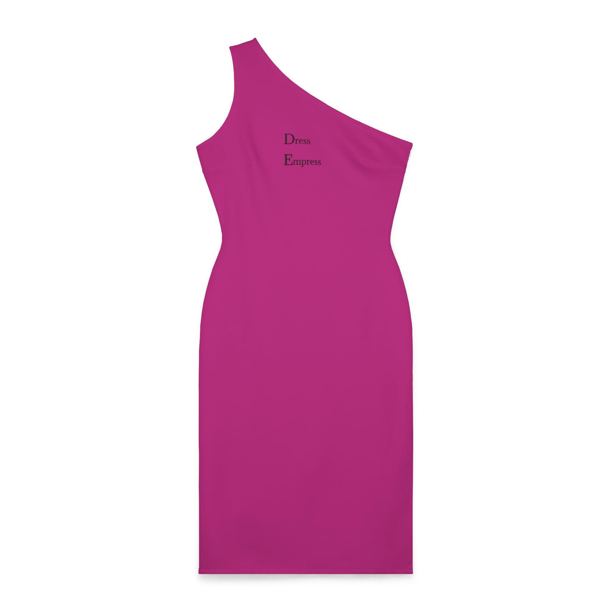 Dress Empress - Pink Shoulder Dress (AOP)
