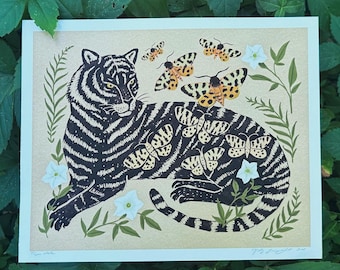Tiger Moths - Animal Art - Art Print