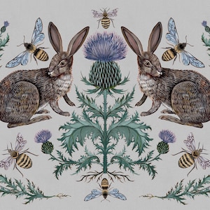 Thistle Rabbits - Print