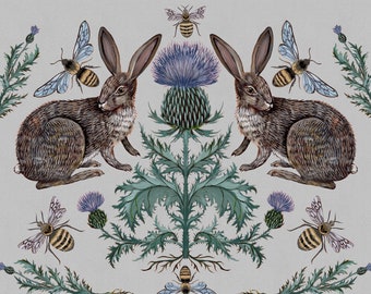 Thistle Rabbits - Print