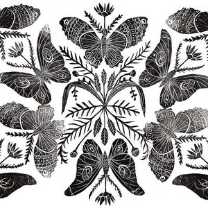 Butterflies Converge - Print