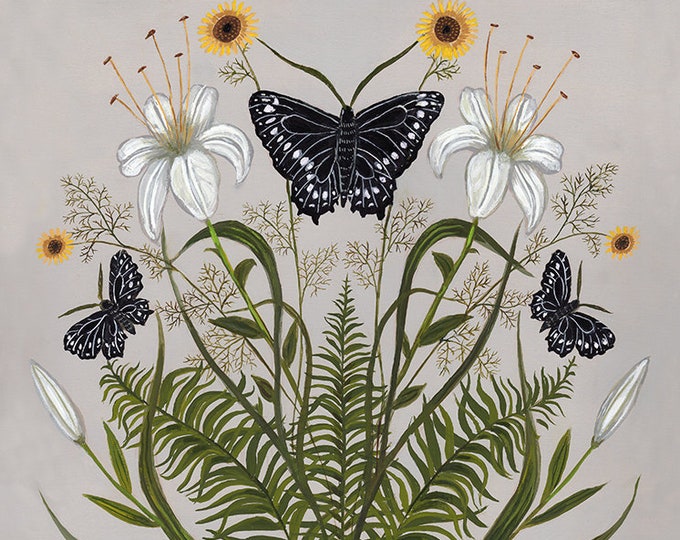 Fern and Lily - Print