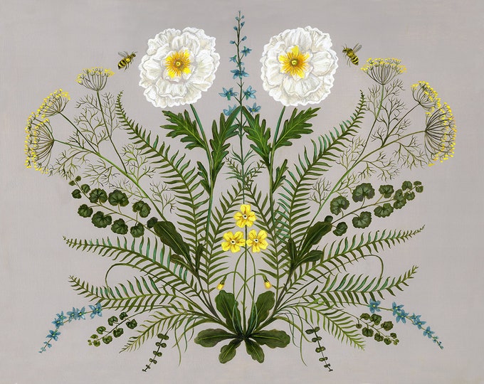 Poppy and Primrose - Print