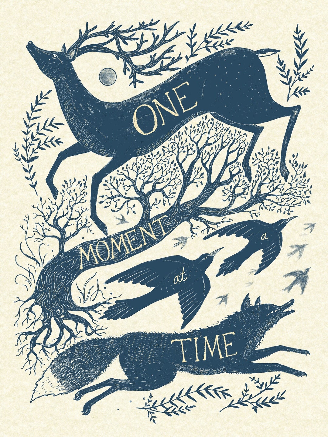 One Moment at a Time - Print - Etsy