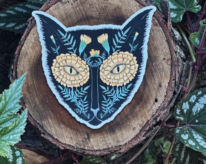 Marigold Cat Sticker