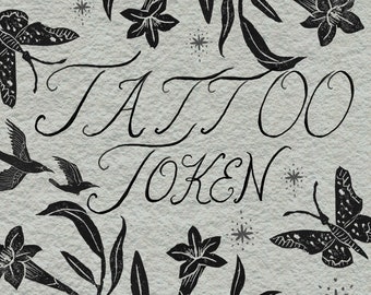 Tattoo Token - Digital Download - Tattoo Permission Certificate