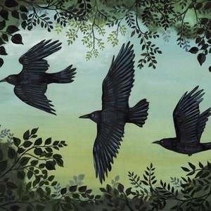 Three Crows - Print