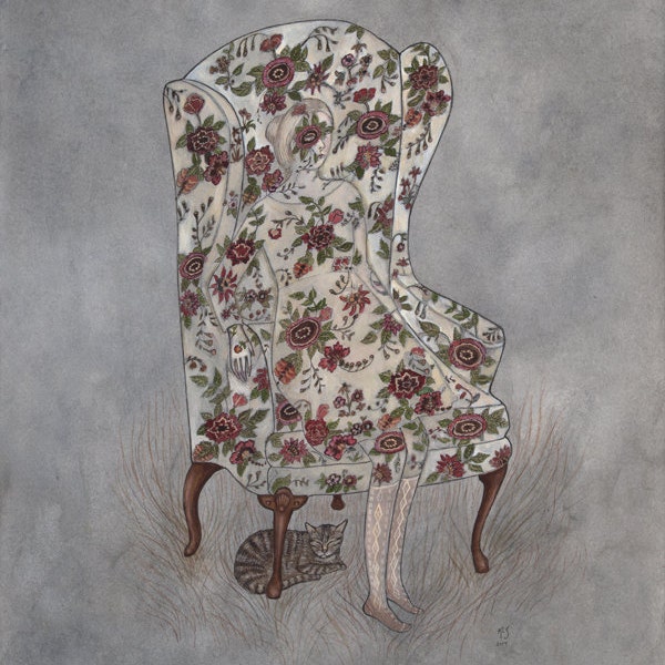 Floral Chair - Print