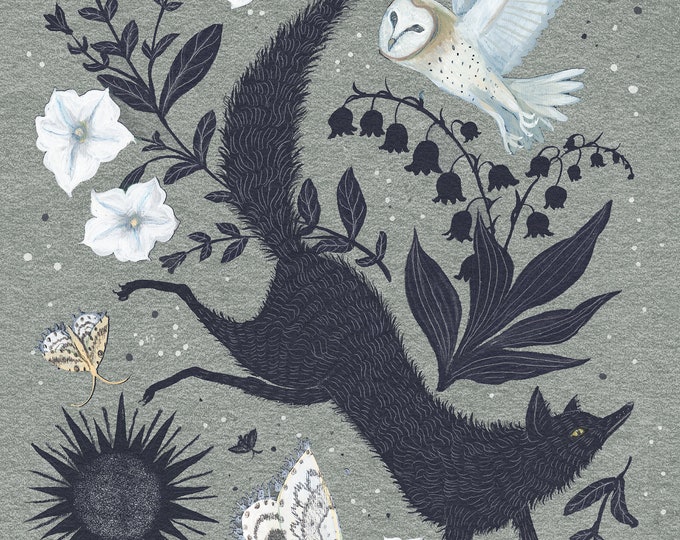 Fox and Owl - Print
