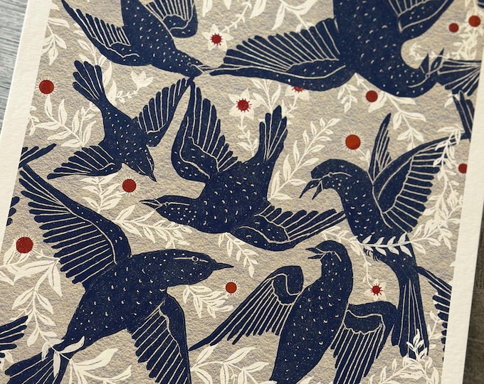 Wings and Birds - Bird Art - Print