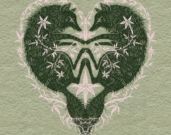 Wolf Love - Print