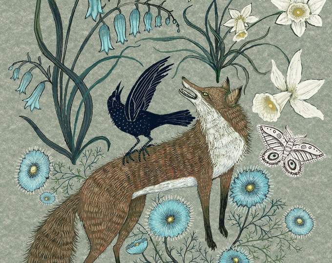 The Fox and the Crow - Print