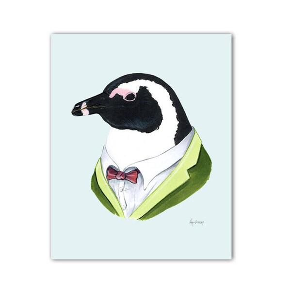 Penguin print 5x7