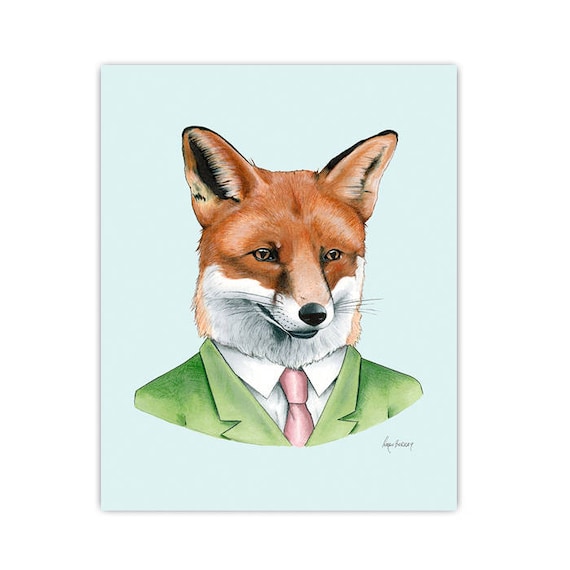 Petite Poupée En Costume De Renard. Image Vectorielle