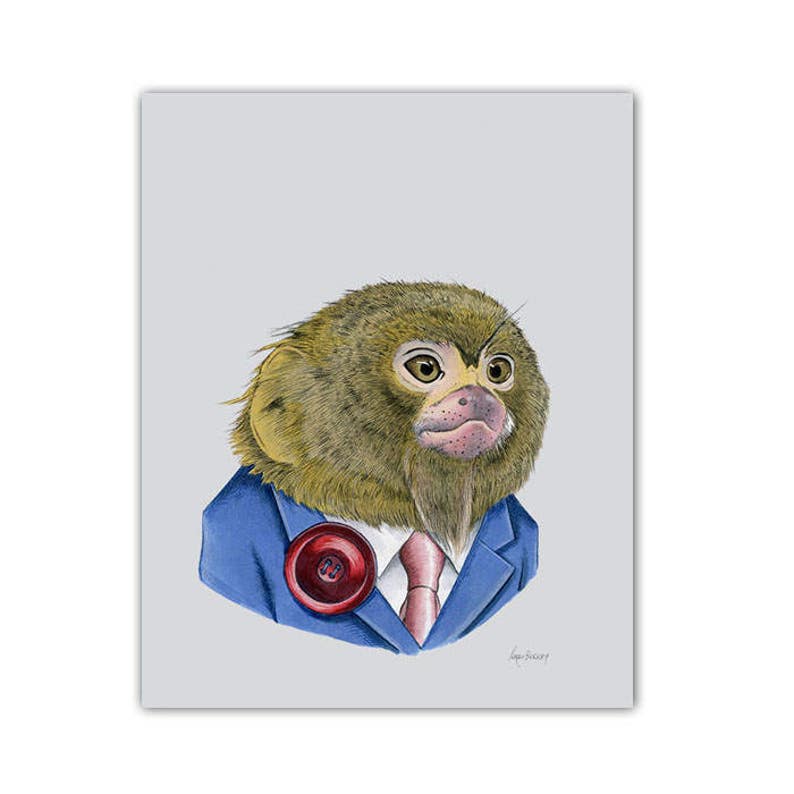 Pygmy Marmoset print 5x7 image 1