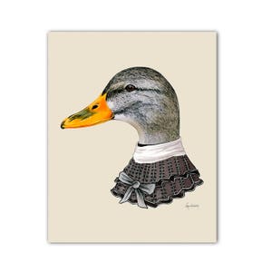 Female duck print 8x10 or 11x14