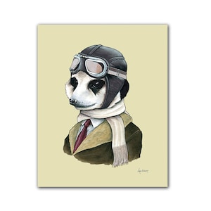 Erdmännchen Kunstdruck von Ryan Berkley 8 x 10