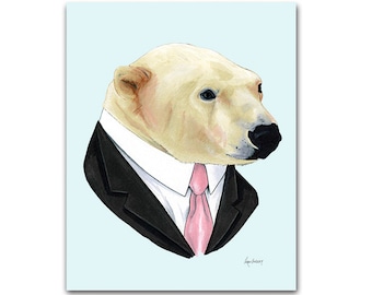 Polar Bear print 8x10