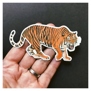 Vinyl sticker - Tiger, Laptop sticker