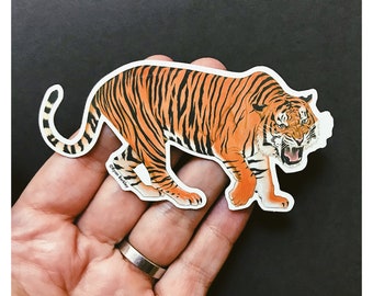 Vinyl sticker - Tiger, Laptop sticker