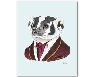 Badger print 11x14