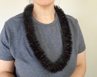 Handcrafted Yarn Lei - Pele/Lava #1