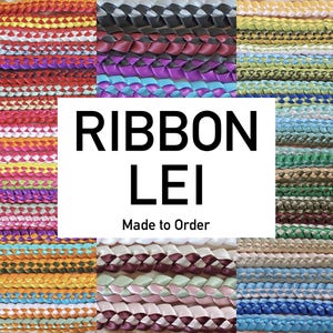 Ribbon Lei - Two color  - Made to Order