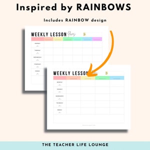 lesson plan template, weekly lesson planner, printable planner, homeschool planner, PDF file, lesson plan sheet, Goodnotes lesson planner, image 6