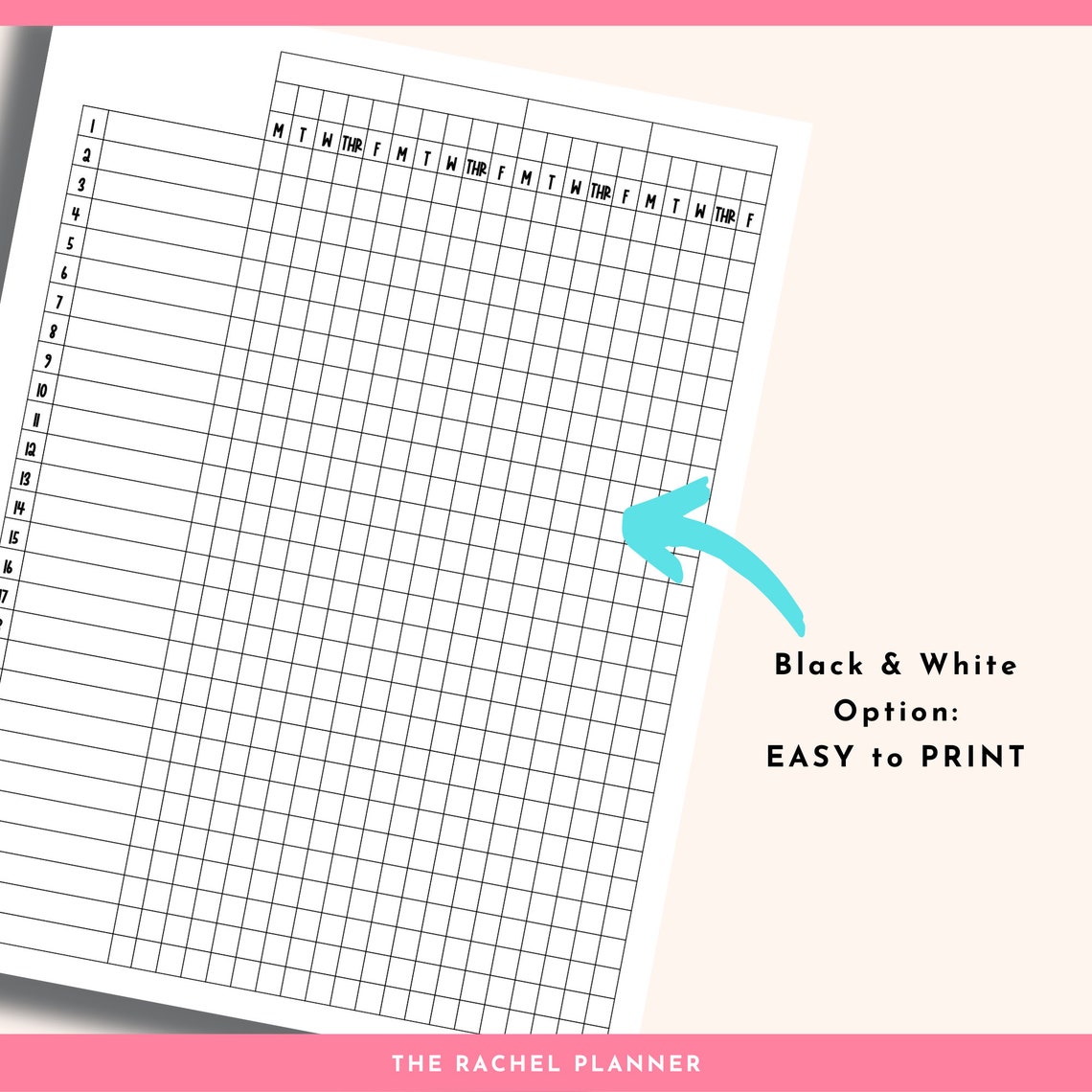 Printable Teacher Grade Book and Attendance Sheet Grade Sheet | Etsy
