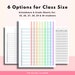 Printable Teacher Grade Book and Attendance Sheet, Grade Sheet PDF ...