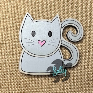 Cat / Cat Lover / Magnets / Magnet / Wooden Magnets / Refrigerator Magnets /  Gift Ideas / Present Ideas