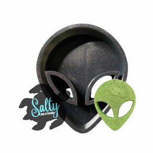 Alien / Alien Face / Silicone Freshie Mold / Freshie Mold / Silicone Mold / Molds For Freshies / Aroma Bead Molds