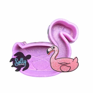 Flamingo Floatie / Flamingo / Silicone Freshie Mold / Freshie Mold / Mold / Silicone Mold / Molds For Freshies / Aroma Bead Molds